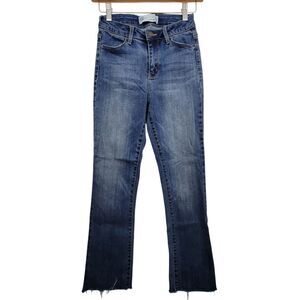 RSQ Sydney Crop Flare Raw Hem Jeans Size 0